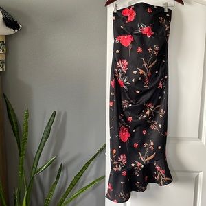 Formal strapless maternity dress -size 10